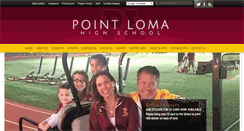 Desktop Screenshot of pointlomahigh.com