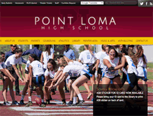 Tablet Screenshot of pointlomahigh.com